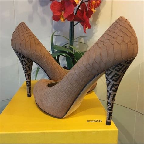 fendi shoes heels|fendi heels authentic.